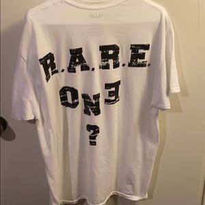 White RARE t-shirt large